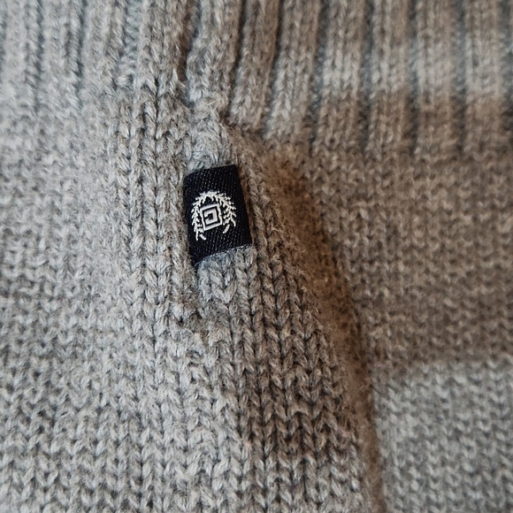 𝅺CHAPS grandpa sweater men's size large gray EUC - Picture 5 of 6